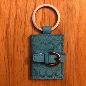 Coach photo key ring